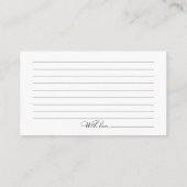 Roze Blush Floral Vrijgezellenfeest Datum Nachtkaa Informatiekaartje (Achterkant)