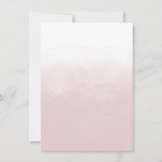 Roze Blush Flowers Girls 12e 13e verjaardag Kaart (Achterkant)