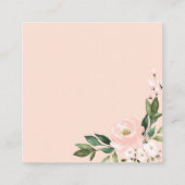 Roze Blush Geometrisch Raad hoeveel kussen Kaarten (Achterkant)