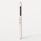Roze Blush Geometrische Moderne Kunst Case-Mate iPhone Case (Achterkant/links)