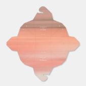 Roze Blush Gepersonaliseerde bruiloft Bedankdoosjes (Uitgevouwen)