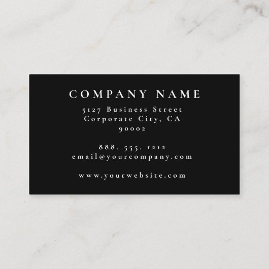 Roze Blush Girly Modern Glam Retro Busine Visitekaartje (Achterkant)