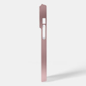 Roze Blush Glitter Glam Handtekening Case-Mate iPhone Case (Achterkant / Links)