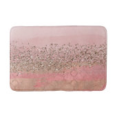 Roze Blush Glitter Moroccan prinses Glam Badmat (Voorkant)