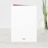 Roze Blush Glitter Palmbomen Ombre    Kaart (Achterkant)