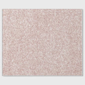 Roze Blush Glitzy Glitter         Cadeaupapier (Vlak)