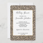 Roze Blush Gold Leopard Print Kaart (Voorkant)