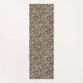 Roze Blush Gold Leopard Print Yogamat (Voorkant)