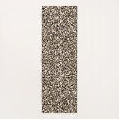 Roze Blush Gold Leopard Print Yogamat (Achterkant)