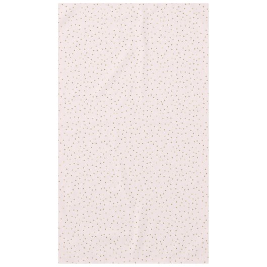 Roze Blush Gold Sparkle Confetti Tafelkleed (Voorkant)