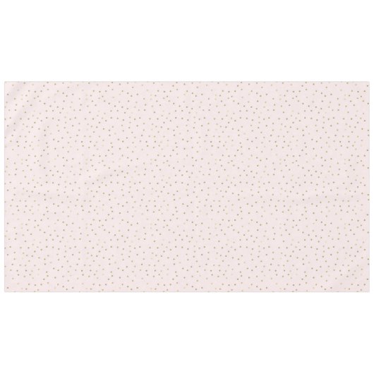 Roze Blush Gold Sparkle Confetti Tafelkleed (Voorkant (Horizontaal))