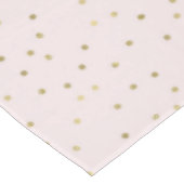Roze Blush Gold Sparkle Confetti Tafelkleed (Gekanteld)