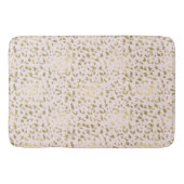 Roze Blush Goud Dierenprint Badmat (Voorkant)