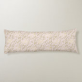 Roze Blush Goud Dierenprint Lichaamskussen (Achterkant)