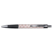 Roze Blush Gouden Pluimen   Pen (Achterkant)