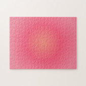 Roze Blush Gradient Jigsaw Puzzel (Horizontaal)