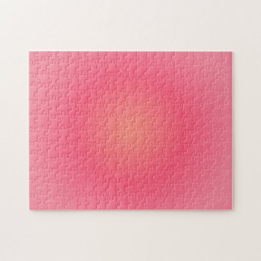 Roze Blush Gradient Jigsaw Puzzel (Horizontaal)
