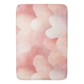  roze blush harten badmat (Voorkant Verticaal)