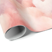  roze blush harten cadeaupapier (Rol Hoek)