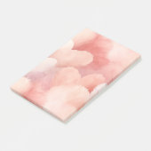 roze blush harten post-it® notes (Schuin)