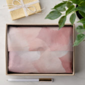 roze blush harten tissuepapier (Geschenk)