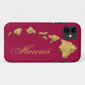 Roze blush Hawaii eilandketen iphone 5 hoesje (Achterkant (horizontaal))