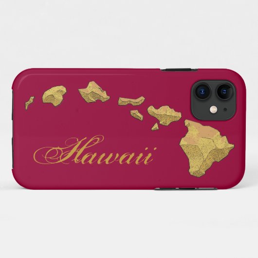 Roze blush Hawaii eilandketen iphone 5 hoesje (Achterkant (horizontaal))