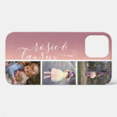 Roze Blush Kinderen Foto Collage Sjabloon Case-Mate iPhone Case (Achterkant (horizontaal))