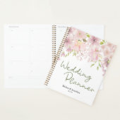 Roze Blush Magnolia Floral Wedding Planner (Display)