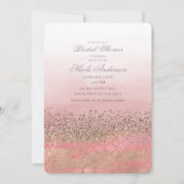 Roze Blush Marokkaanse Indische Prinses Bruidsdouc Kaart (Voorkant)
