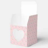 Roze Blush Met Parels Bedankdoosjes (Geopend)