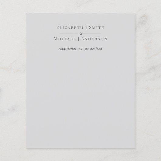 Roze Blush Mint Weddenschap Details Enclosure Card (Achterkant)