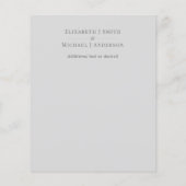 Roze Blush Mint Weddenschap Details Enclosure Card (Achterkant)