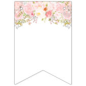 Roze Blush Pantbanner, Bunting, Banner (Eerste vlag)