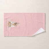 Roze Blush Persoonlijke Hondenverzorger Spa Handdo Bad Handdoek (Handdoek)