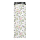 Roze Blush Roos Bloemig Thermosbeker (Achterkant)