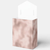 Roze Blush Roos Goud Vrijgezellenfeest bruiloft Bedankdoosjes (Open)