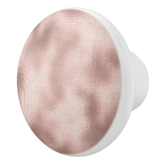 Roze Blush Roos Keramische Knop (Rechts)