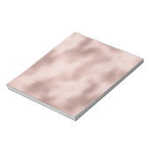 Roze Blush Roos Notitieblok (Linkerzijde)