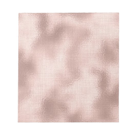 Roze Blush Roos Notitieblok (Voorkant)