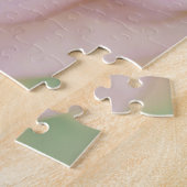 Roze Blush Roos Petals Art Puzzle Legpuzzel (Zijkant)