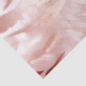 Roze Blush Roos Zebra Dier Tissuepapier (Detail)