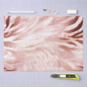 Roze Blush Roos Zebra Dier Tissuepapier (Craft)