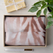 Roze Blush Roos Zebra Dier Tissuepapier (Geschenk)