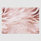 Roze Blush Roos Zebra Dier Tissuepapier (Voorkant)