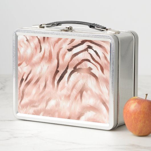 Roze Blush Roos Zebra Print (In situ)