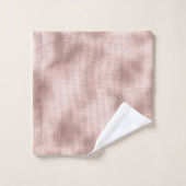 Roze Blush Roze Goud Bruiloft Feest Bad Handdoek (Wasdoekje)