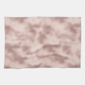 Roze Blush Roze Goud Bruiloft Feest Theedoek (Horizontaal)