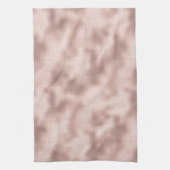 Roze Blush Roze Gouden Bruiloftsfeest Theedoek (Verticaal)