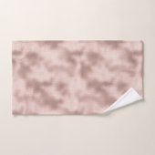 Roze Blush Roze Gouden Trouwfeest Bad Handdoek (Handdoek)